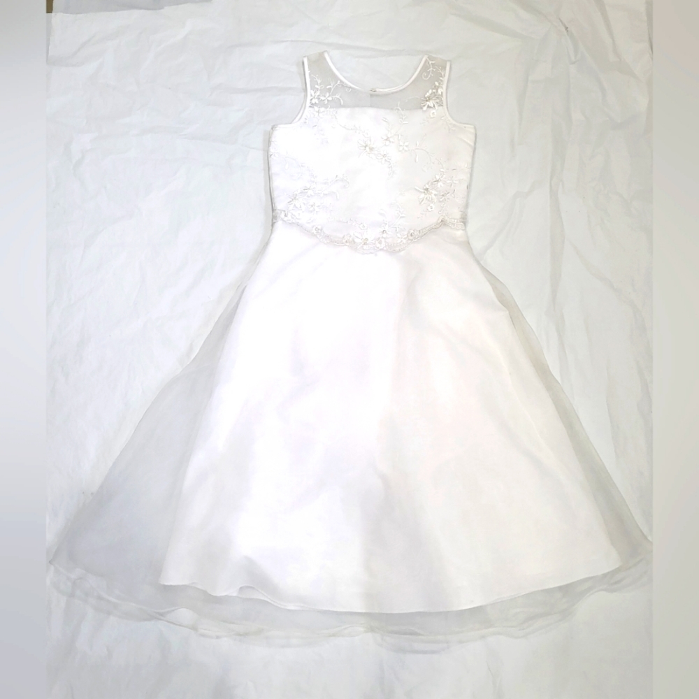 White Dress for girl size 7